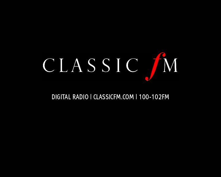 Classic FM radio logo screen.